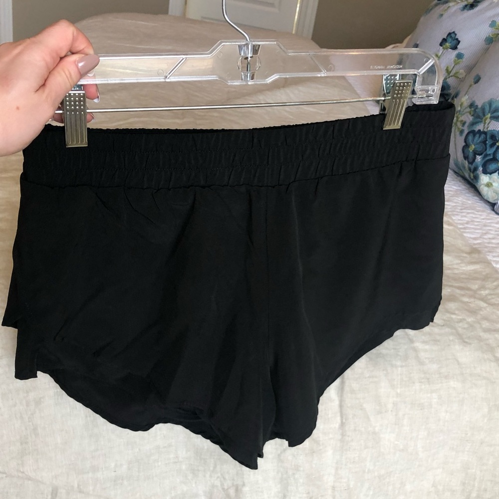 Fabletics running shorts with lining